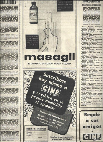 LAMINA 32960: Publicidad de Masagil