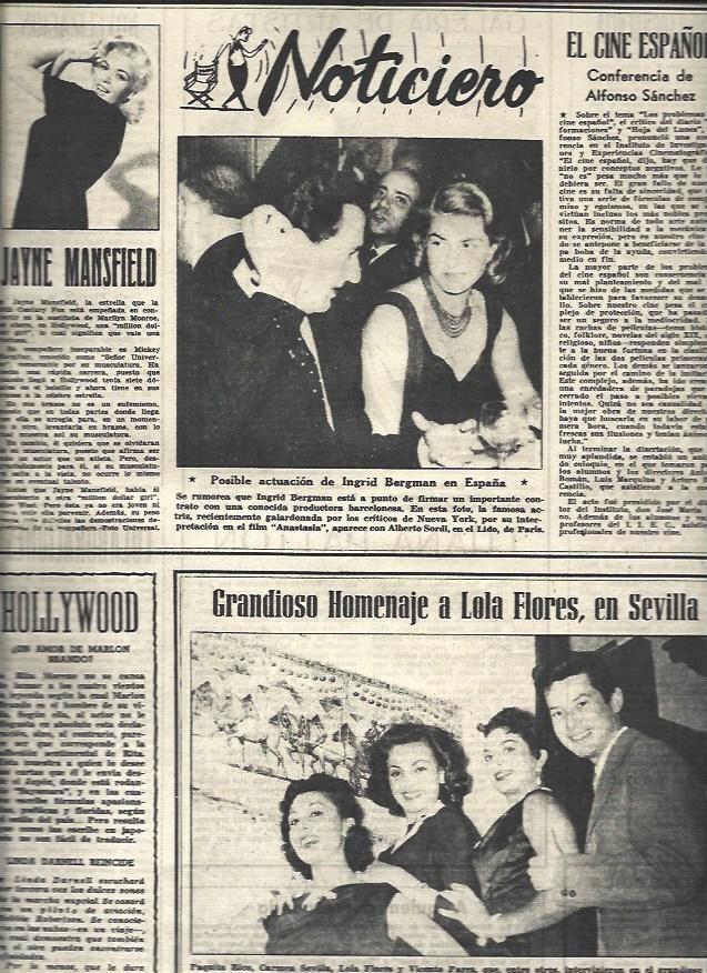 LAMINA 32962: Homenaje a Lola Flores en Sevilla