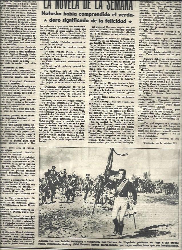 LAMINA 32972: Mel Ferrer en Guerra y Paz