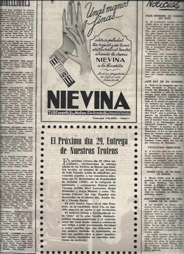 LAMINA 33012: Publicidad de Nievina