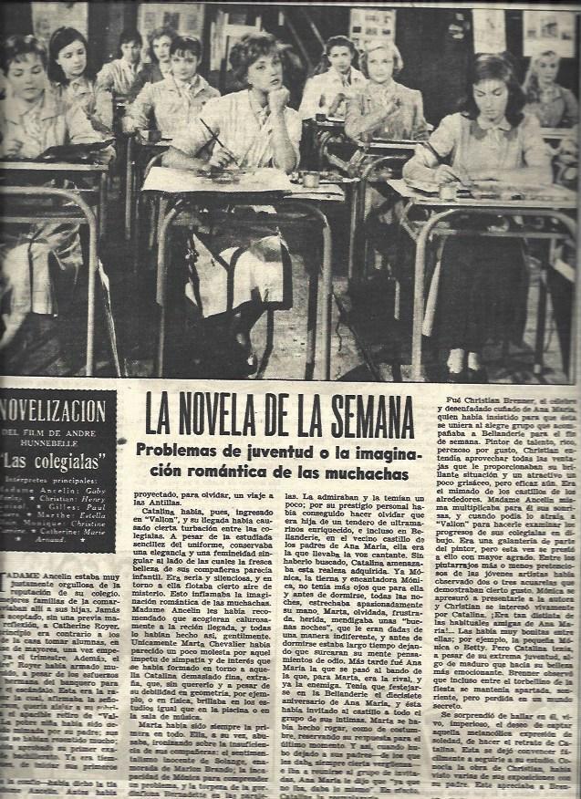 LAMINA 32959: La novela de la semana. Las Colegialas