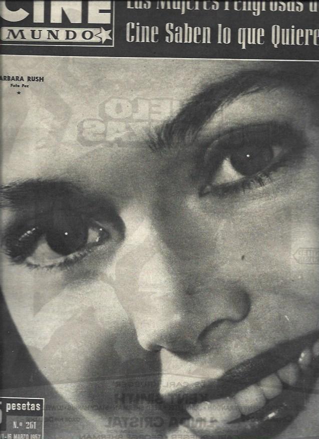 LAMINA 32996: Barbara Rush en portada