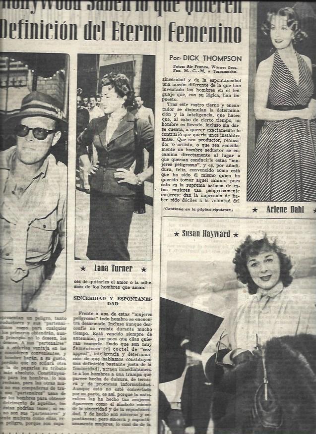 LAMINA 32999:n Lana Turner, Ariene Dahl y Susan Hayward