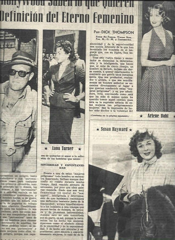 LAMINA 32999:n Lana Turner, Ariene Dahl y Susan Hayward