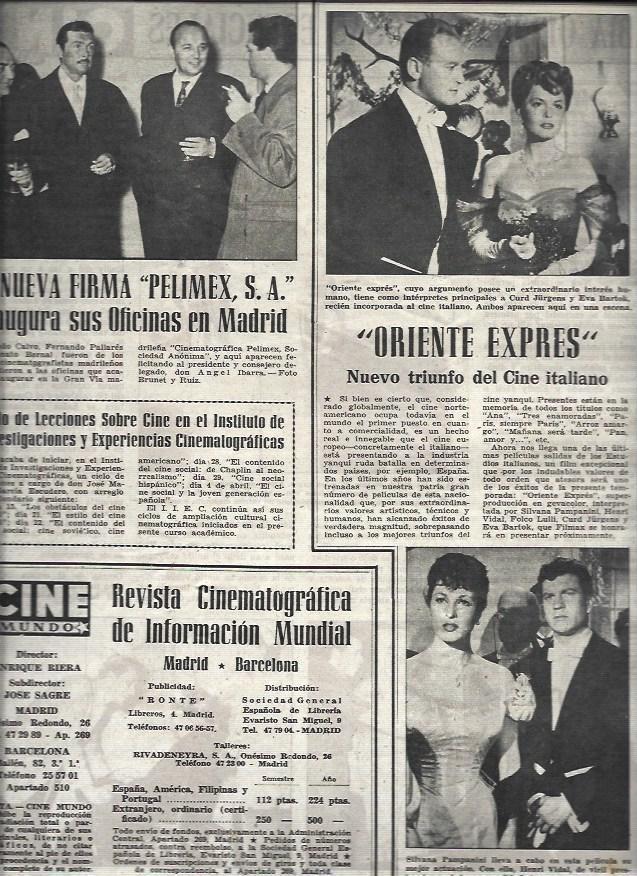 LAMINA 33004: Escenas de Orient Express con Silvana Pampanini