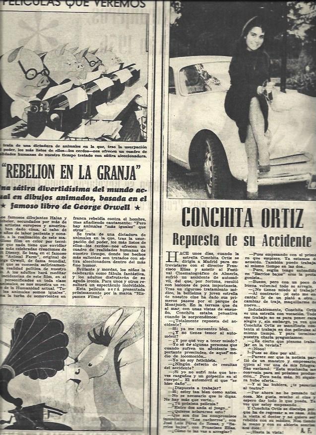 LAMINA 32957: Rebelion en la granja y Conchita Ortiz