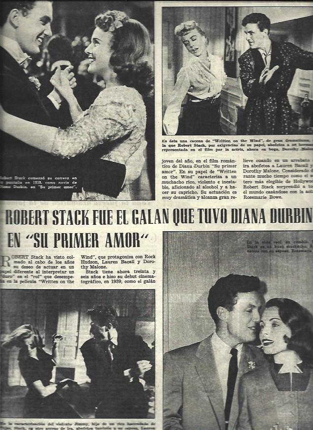 LAMINA 32917: Robert Stack y Diana Durbin