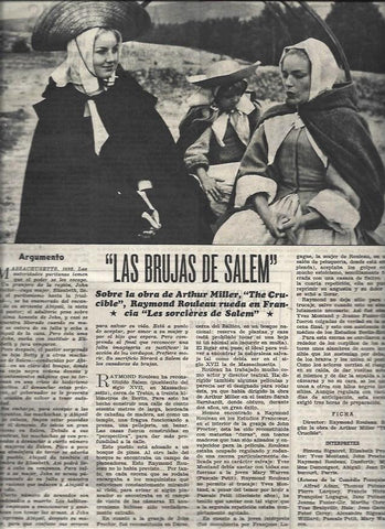 LAMINA 32891: Escena de Las brujas de Salem