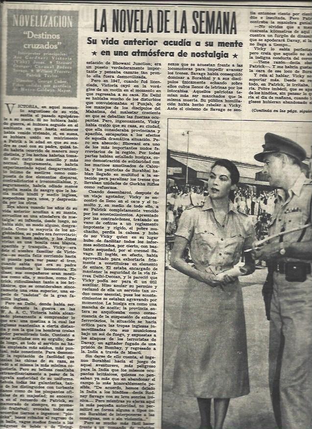 LAMINA 32894: Ava Gardner en Destinos Cruzados