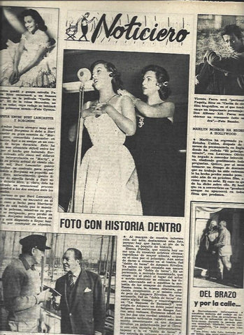 LAMINA 32896: Paquita Rico, Emma Penella y rodaje en Barcelona de Atacando el peligro
