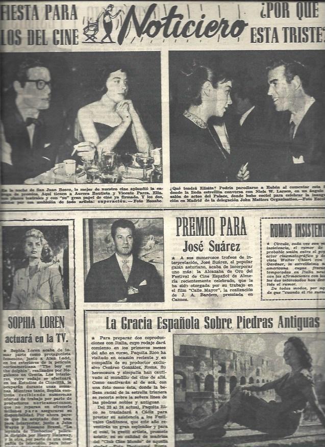 LAMINA 32945: Aurora Bautista y Vicente Parra