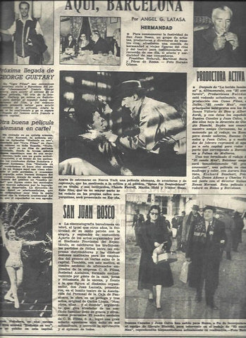 LAMINA 32947: Seccion Aquí Barcelona, por Angel G. Latasa