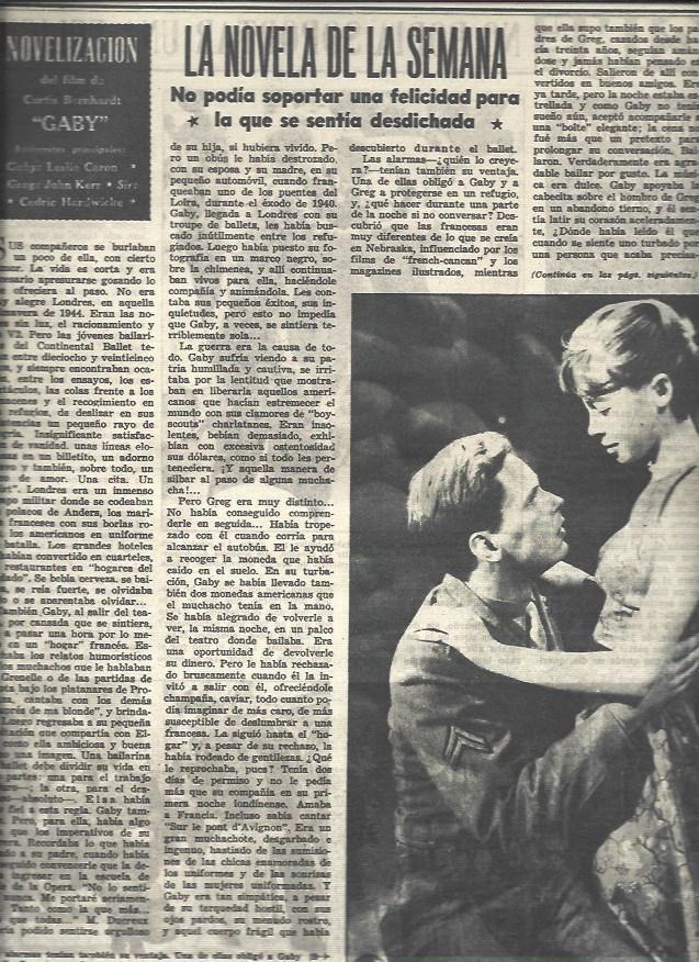 LAMINA 32948: La novela de la semana. Gaby