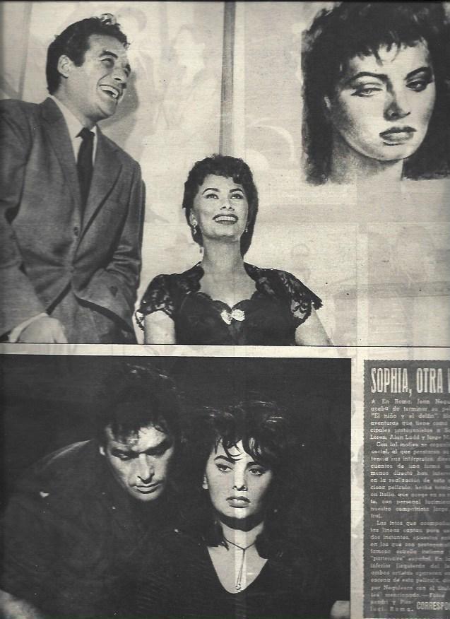 LAMINA 32954: Sofia Loren en El niño y el delfin