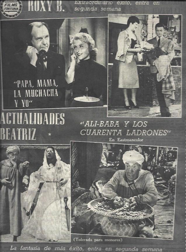 LAMINA 32939: Anuncio de Ali Baba y los cuarenta ladrones