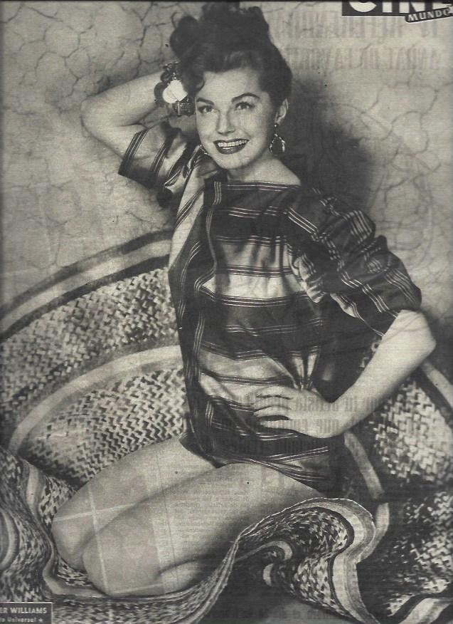 LAMINA 32932: Contraportada con Esther Williams