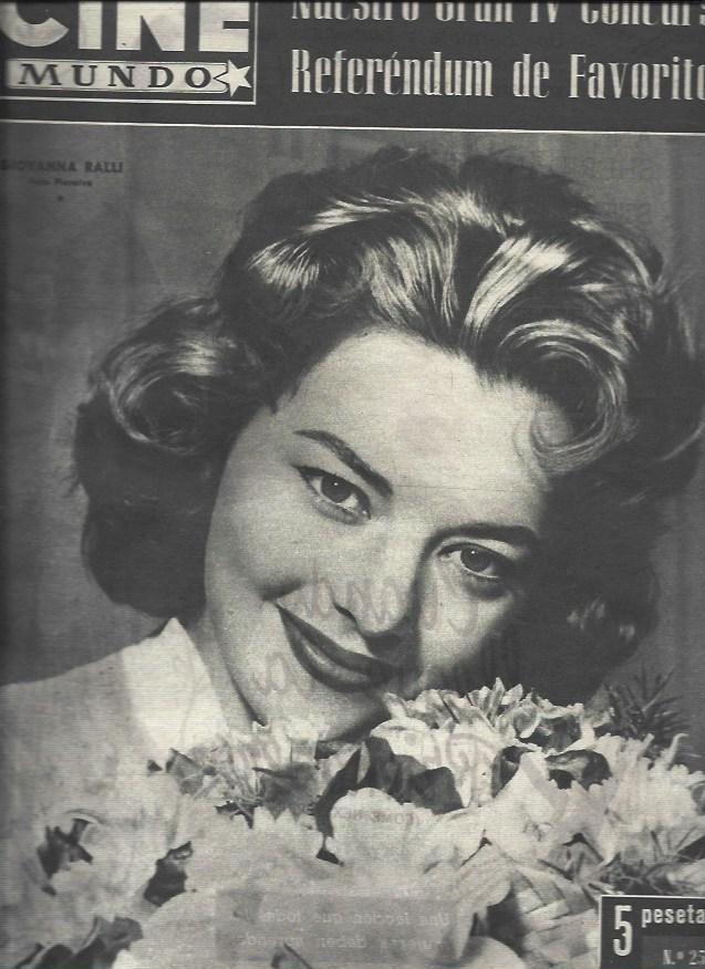 LAMINA 32933: Giovanni Ralli en portada