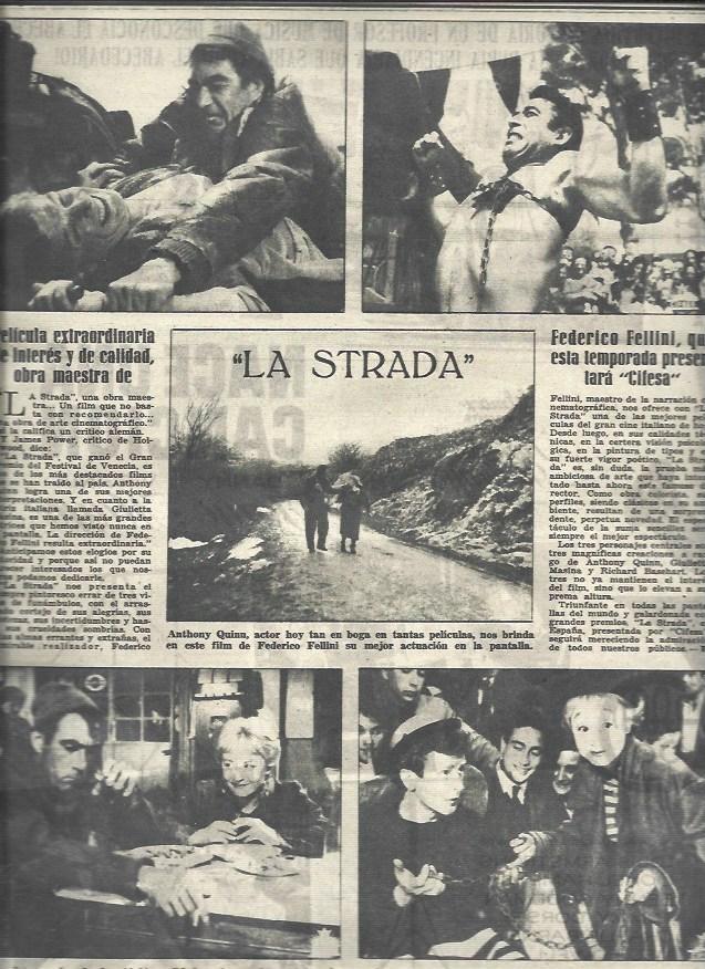 LAMINA 32935: Critica de La Strada de Federico Fellini