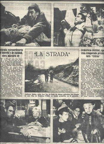 LAMINA 32935: Critica de La Strada de Federico Fellini