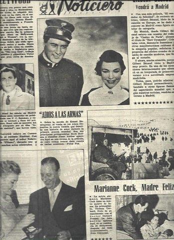 LAMINA 33129: Rock Hudson en Adios a las Armas