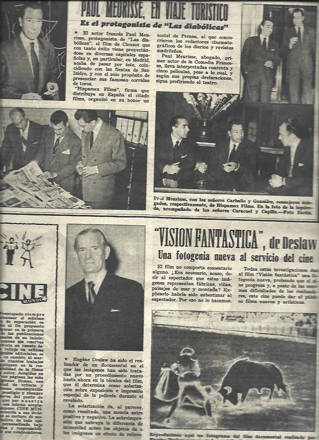 LAMINA 33117: Paul Meurisse y Eugene Deslaw