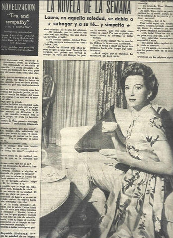 LAMINA 33116: Deborah Kerr en Te y Simpatia