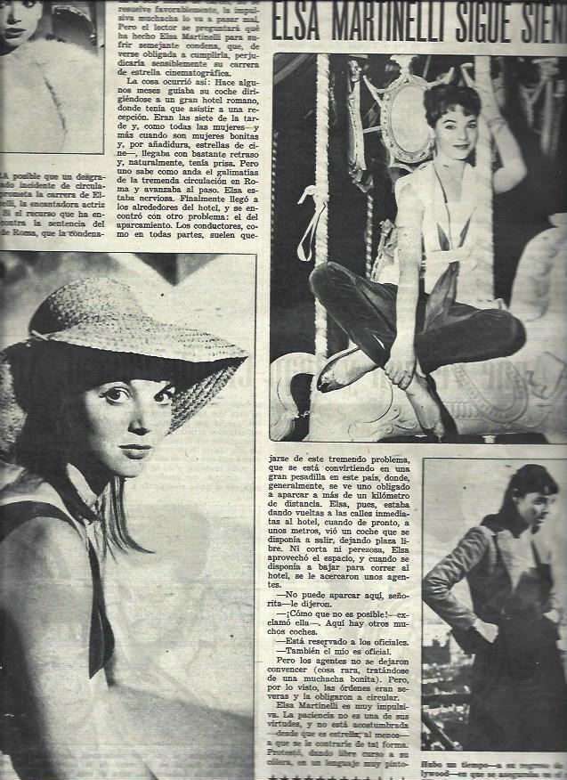 LAMINA 33133: Elsa Martinelli en diferentes peliculas