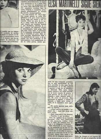 LAMINA 33133: Elsa Martinelli en diferentes peliculas