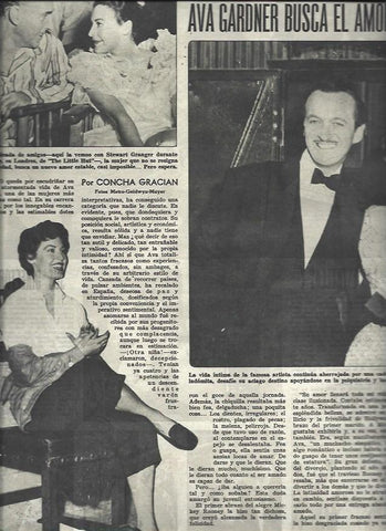 LAMINA 33113: Ava Gardner y Steward Granger