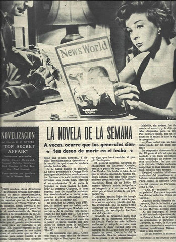 LAMINA 33157: Susan Hayward en Top Secret Affair