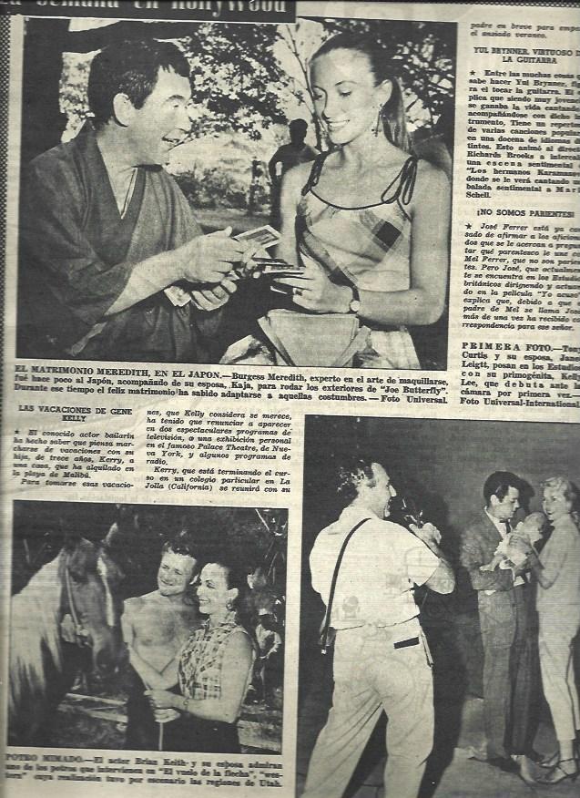 LAMINA 33165: Burgess Meredith y su esposa Kaja