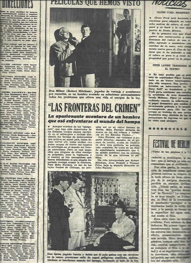 LAMINA 33166: Escenas de Las Fronteras del Crimen