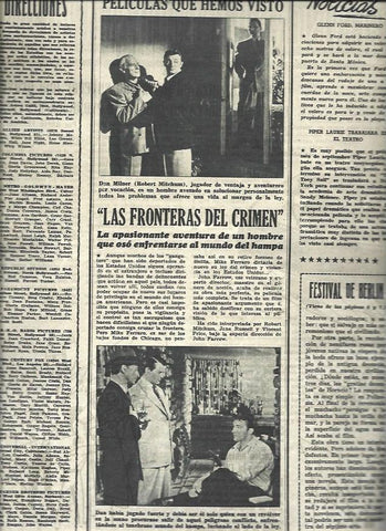 LAMINA 33166: Escenas de Las Fronteras del Crimen