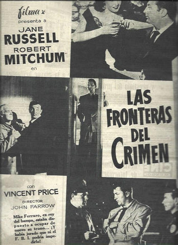 LAMINA 33162: Anuncio de Las Fronteras del Crimen