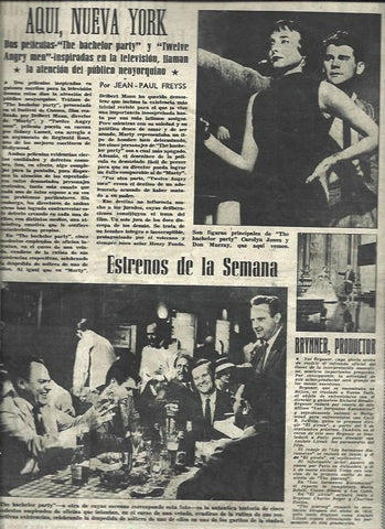 LAMINA 33101: Escenas de The Bachelor Boys y Twelve Angry Men