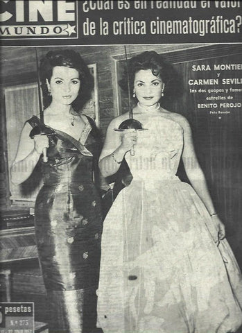 LAMINA 33152: Sara Montiel y Carmen Sevilla en portada