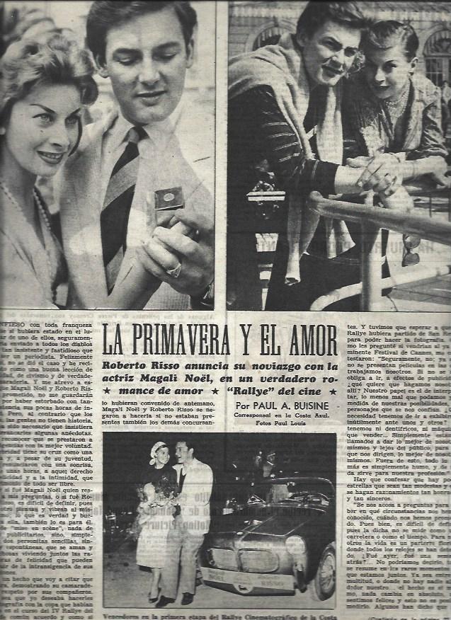 LAMINA 33061: Roberto Risso y Magali Noel