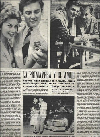 LAMINA 33061: Roberto Risso y Magali Noel