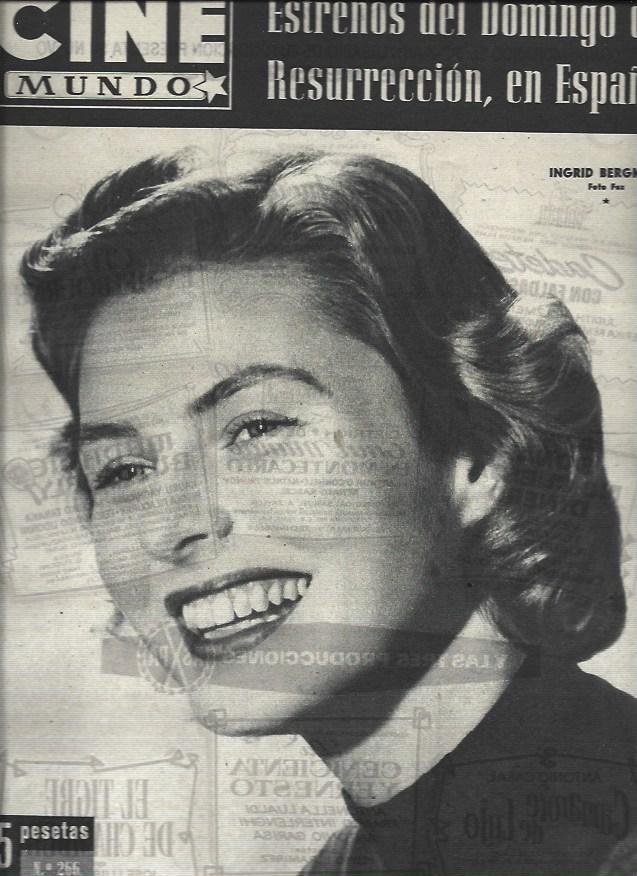 LAMINA 33052: Ingrid Bergman en portada