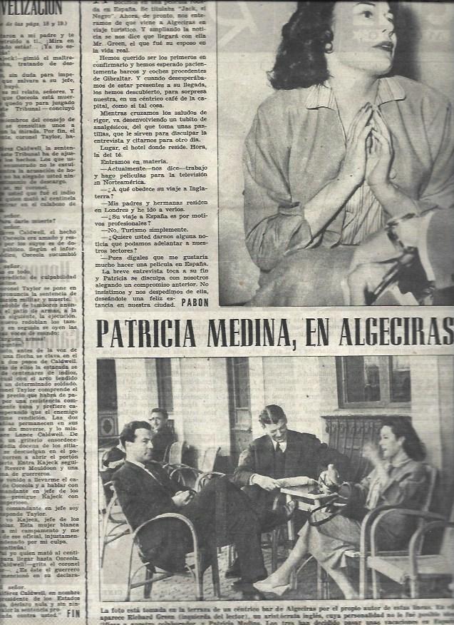 LAMINA 33050: Patricia Medina en Algeciras