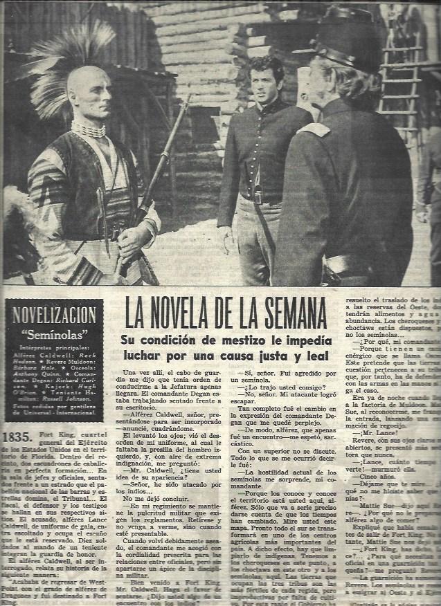 LAMINA 33048: La novela de la semana. Seminolas