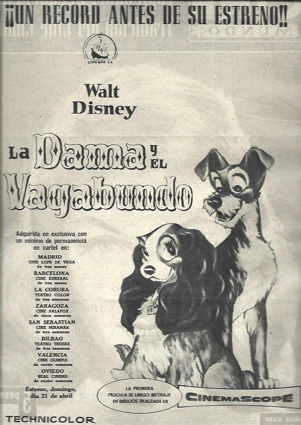 LAMINA 33040: La Dama y el Vagabundo