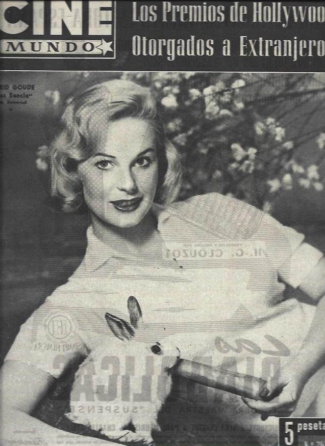 LAMINA 33064: Ingrid Goude en portada