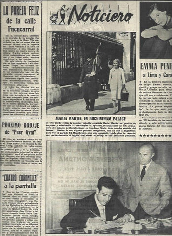 LAMINA 33085: Maria Martin en Buckingham Palce