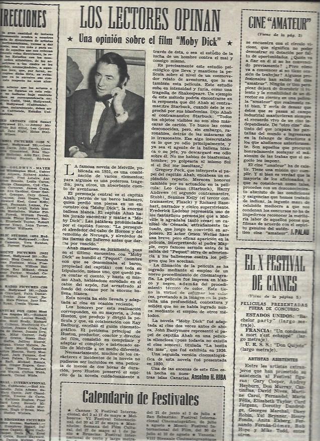 LAMINA 33083: Gregory Peck en Moby Dick