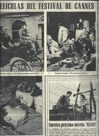 LAMINA 33090: Peliculas del Festival de Cannes 1957