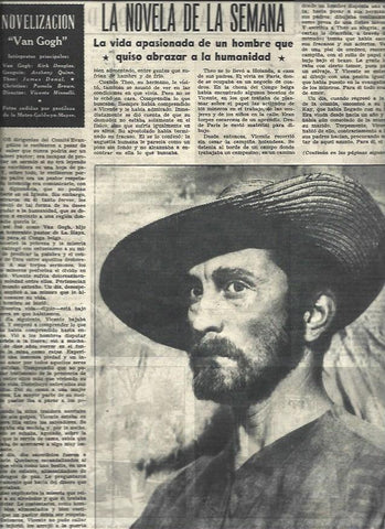 LAMINA 33095: La novela de la semana. Van Gogh