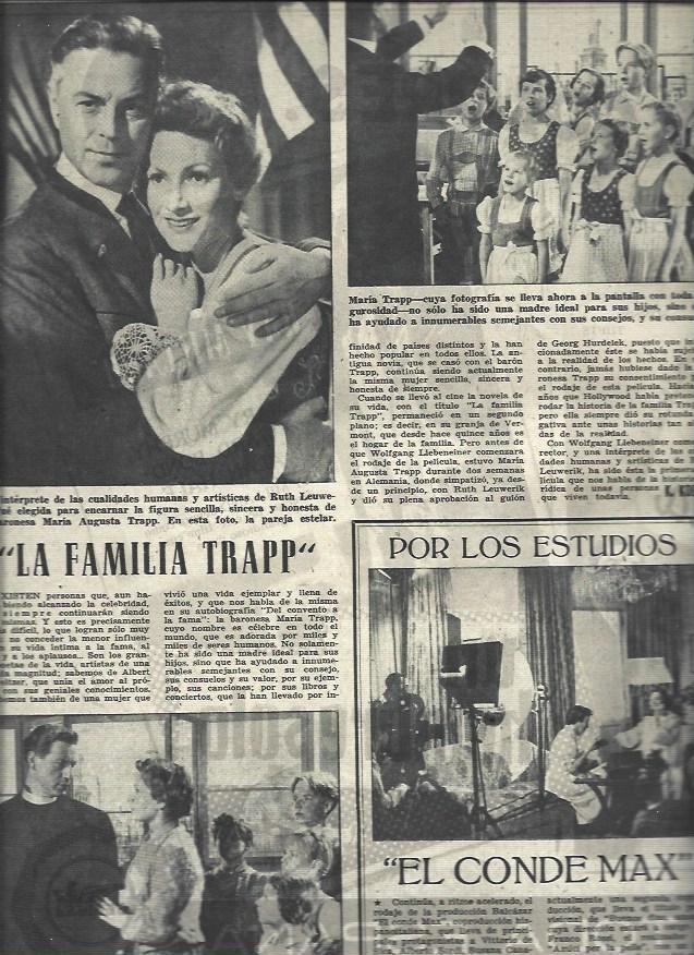LAMINA 33082: Escenas de La Familia Trapp