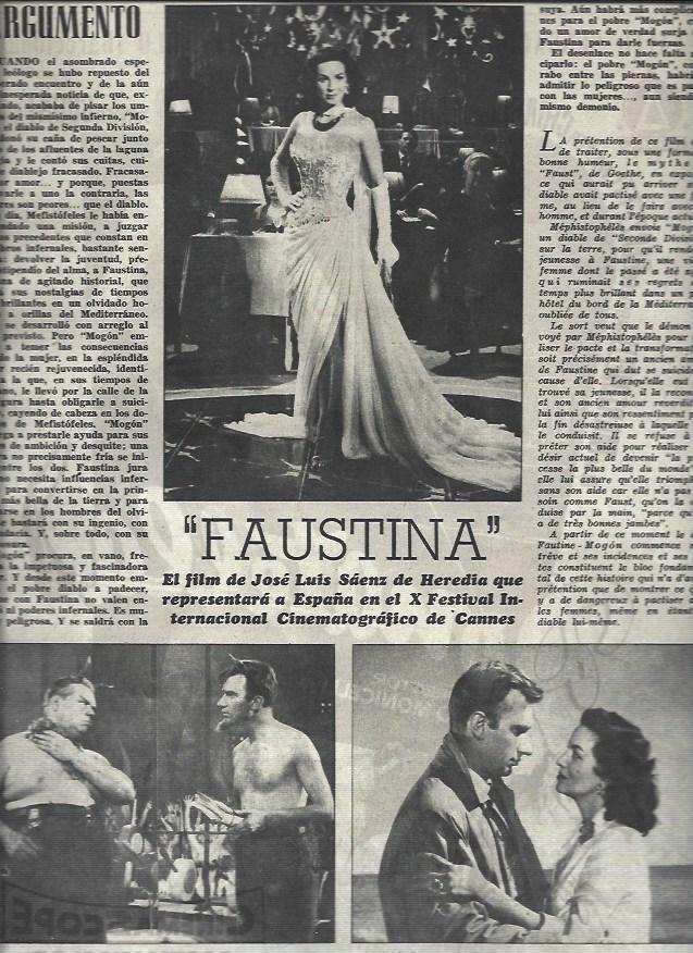 LAMINA 33080: Escenas de Faustina con Maria Felix
