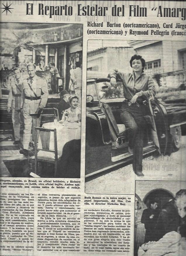 LAMINA 33066: Ruth Roman y escena de Amarga Victoria